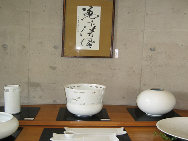 白磁作家とのコラボ展